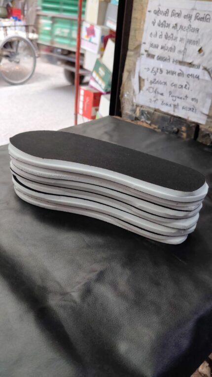 Insole Gents Canvas Black Thick (Pack of 6 Pair)