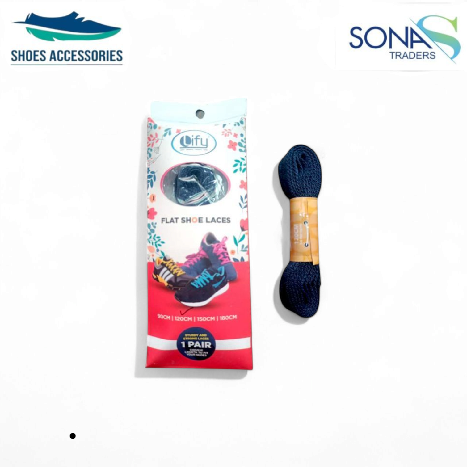 - "round black shoelace packed in gift box" - "premium brown lace in magnetic box" - "flat cotton shoelace for formal shoes"