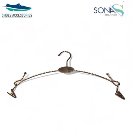 plastic clip hanger, specifically a bottom hanger or pant/skirt hanger with adjustable clips Aer-2