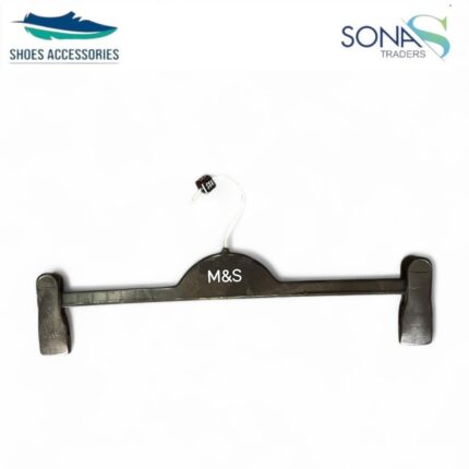plastic clip hanger, specifically a bottom hanger or pant/skirt hanger with adjustable clips Aer-1