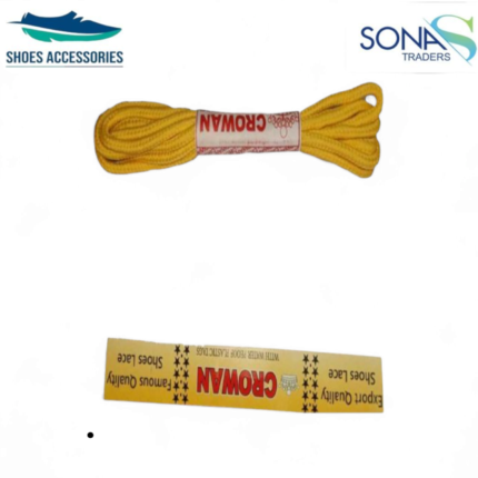 Sports Shoe Lace – Round & Durable for Running & Gym (Yellow)