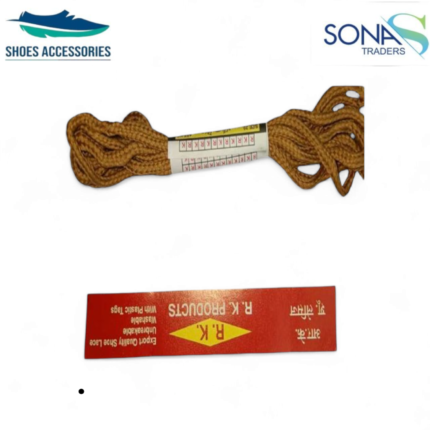 Sports Shoe Lace – Round & Durable for Running & Gym (Golden Brown)(Camal)