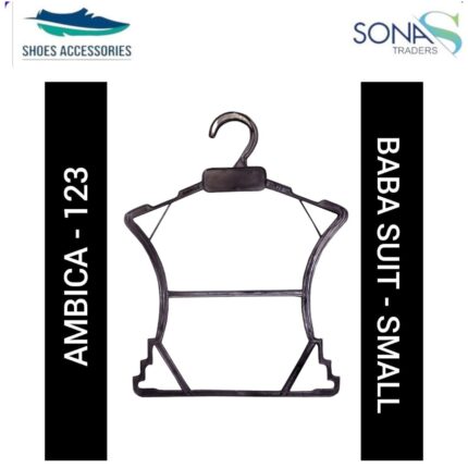 Black Square Plastic Clothes Hanger, For Cloth Hanging Small